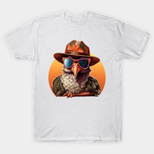 Cartoon Thanksgiving Turkey #9 T-Shirt